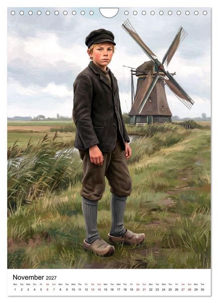 Produktbild: Boys of the World &ndash; At the Turn of the 20th Century (Wall Calendar 2027 DIN A4 portrait), CALVENDO 12 Month Wall Calendar