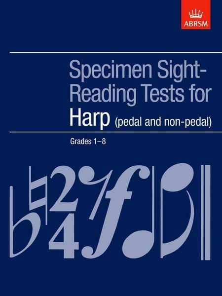 Produktbild: Specimen Sight-Reading Tests for Harp, Grades 1-8 (pedal and non-pedal)