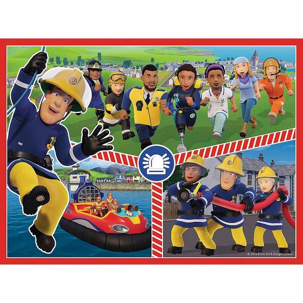 Produktbild: 2 in 1 Puzzles + Memos Feuerwehrmann Sam