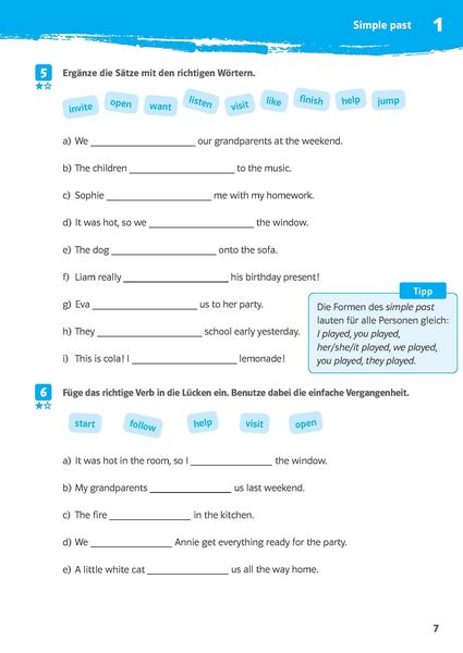 Produktbild: Klett 10-Minuten-Training Englisch Grammatik Simple Past und Present Perfect 6./7. Klasse