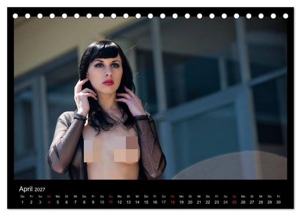 Produktbild: Outdoor Aktkalender 2027 (Tischkalender 2027 DIN A5 quer), CALVENDO Monatskalender