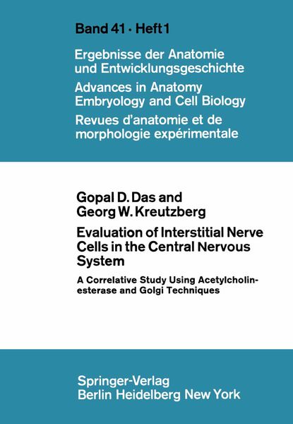 Produktbild: Evaluation of Interstitial Nerve Cells in the Central Nervous System