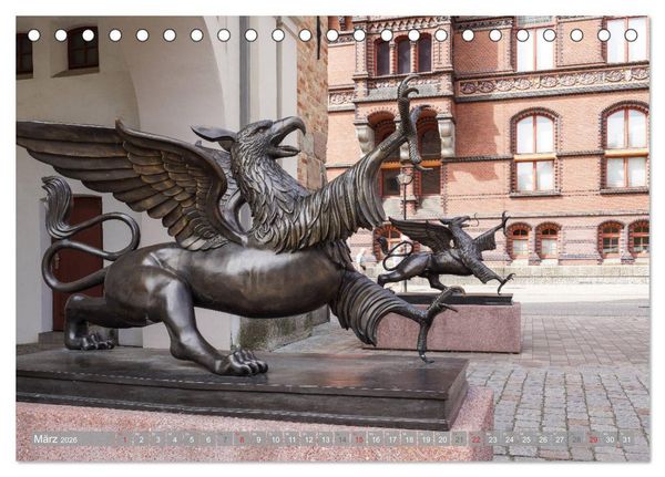 Produktbild: Rostock und Warnem&uuml;nde - Tor zur Welt (Tischkalender 2026 DIN A5 quer), CALVENDO Monatskalender