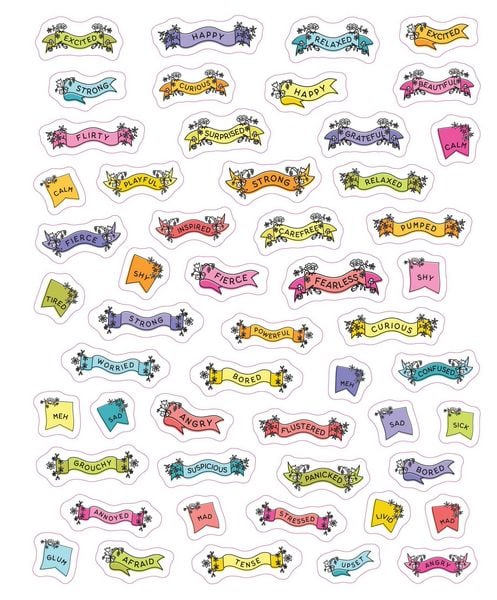 Produktbild: So. Many. Feelings Stickers.