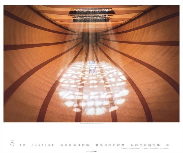 Produktbild: Architecture in Music Kalender 2027 - Musikinstrumente von innen