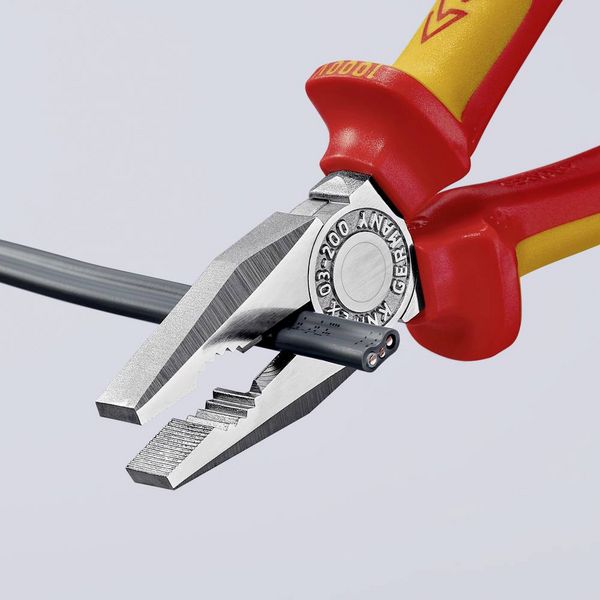 Produktbild: Knipex 03 06 200 VDE Kombizange 200mm DIN ISO 5746, DIN EN 60900