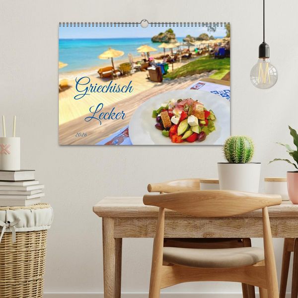 Produktbild: Griechisch Lecker (Wandkalender 2026 DIN A3 quer), CALVENDO Monatskalender