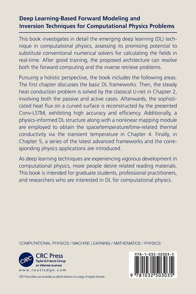 Produktbild: Deep Learning-Based Forward Modeling and Inversion Techniques for Computational Physics Problems