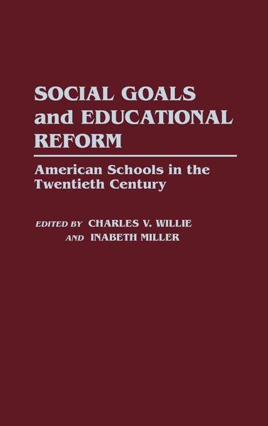 Produktbild: Social Goals and Educational Reform