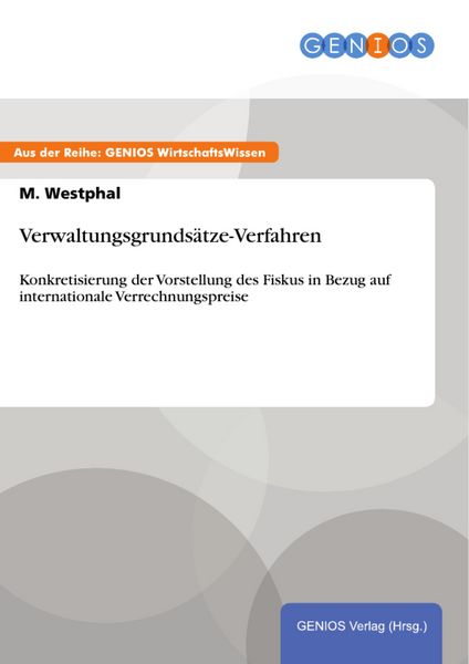 Produktbild: Verwaltungsgrunds&auml;tze-Verfahren