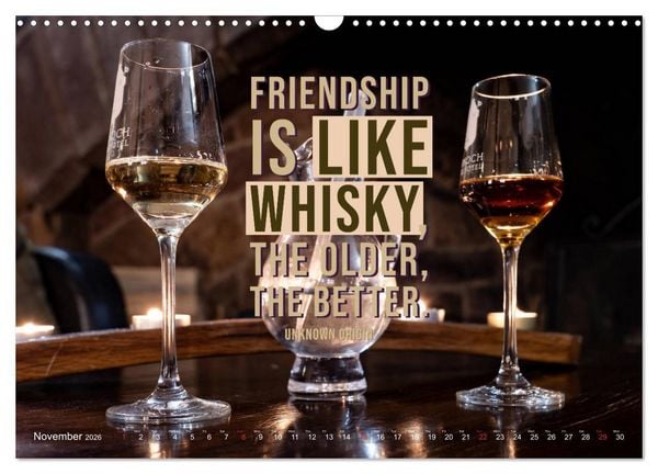 Produktbild: Wonderful Whisky Wisdom (Wall Calendar 2026 DIN A3 landscape), CALVENDO 12 Month Wall Calendar