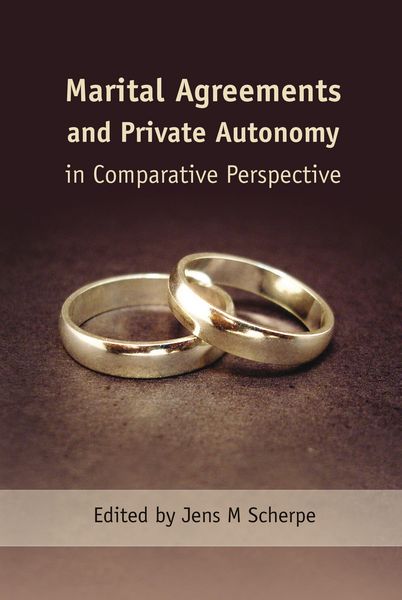 Produktbild: Marital Agreements and Private Autonomy in Comparative Perspective