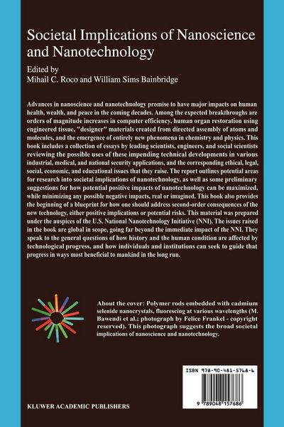 Produktbild: Societal Implications of Nanoscience and Nanotechnology
