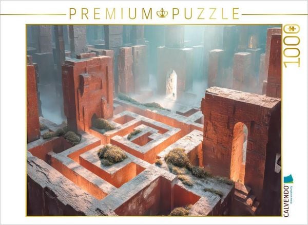 CALVENDO Puzzle Labyrinth | 1000 Teile Lege-Größe 64x48cm Foto-Puzzle für glückliche Stunden