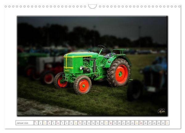 Produktbild: Oldtimer - Traktor Liebe (Wandkalender 2026 DIN A3 quer), CALVENDO Monatskalender