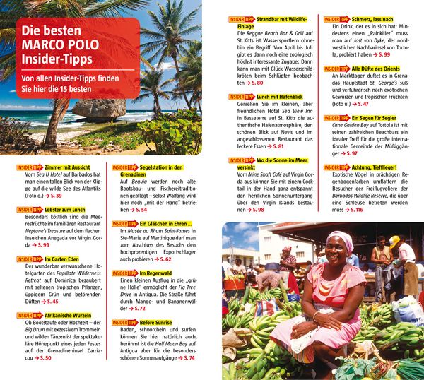 Produktbild: MARCO POLO Reisef&uuml;hrer Karibik, Kleine Antillen - Barbados, Windward Islands