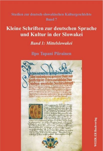 Produktbild: Kleine Schriften zur deutschen Sprache und Kultur in der Slowakei