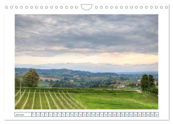 Produktbild: Piemont - am Fu&szlig; der Berge (Wandkalender 2026 DIN A4 quer), CALVENDO Monatskalender
