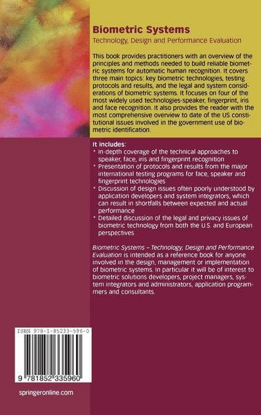 Produktbild: Biometric Systems