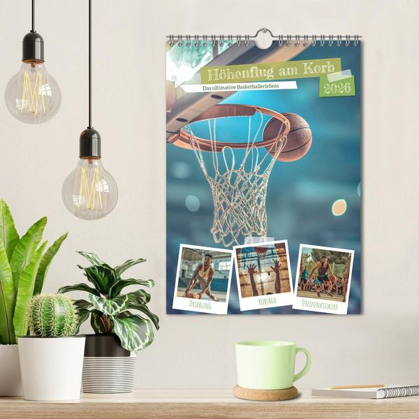 Produktbild: H&ouml;henflug am Korb (Wandkalender 2026 DIN A4 hoch), CALVENDO Monatskalender