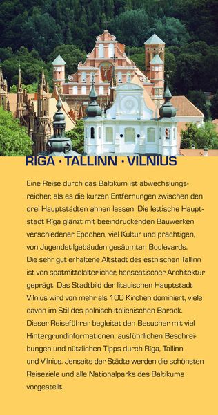 TRESCHER Reiseführer Riga, Tallinn, Vilnius