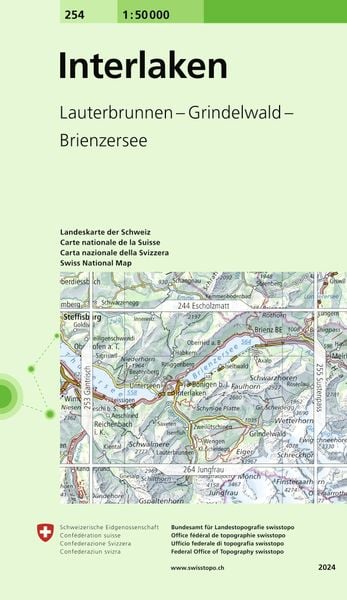 Produktbild: Swisstopo 1 : 50 000 Interlaken / 254