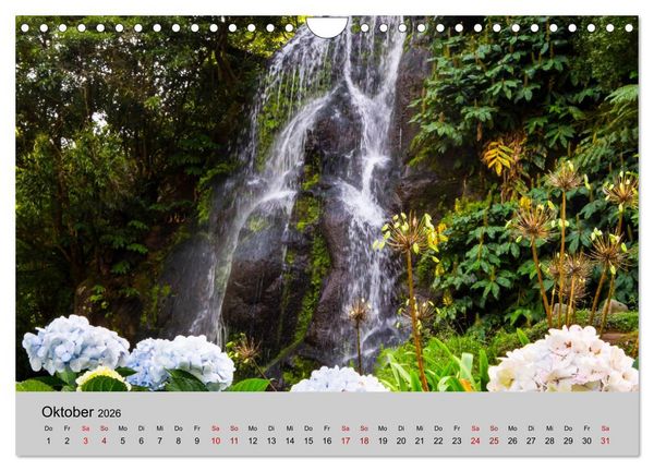 Produktbild: Azoren - S&atilde;o Miguel (Wandkalender 2026 DIN A4 quer), CALVENDO Monatskalender
