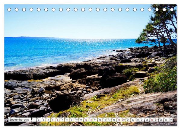 Produktbild: K&uuml;stenparadies - Noosa Nationalpark Australien (Tischkalender 2026 DIN A5 quer), CALVENDO Monatskalender