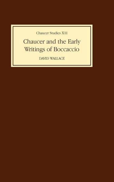 Produktbild: Chaucer and the Early Writings of Boccaccio