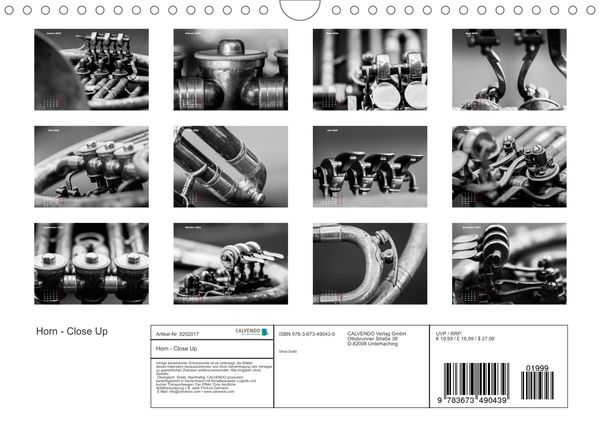 Produktbild: Horn - Close Up (Wandkalender 2022 DIN A4 quer)