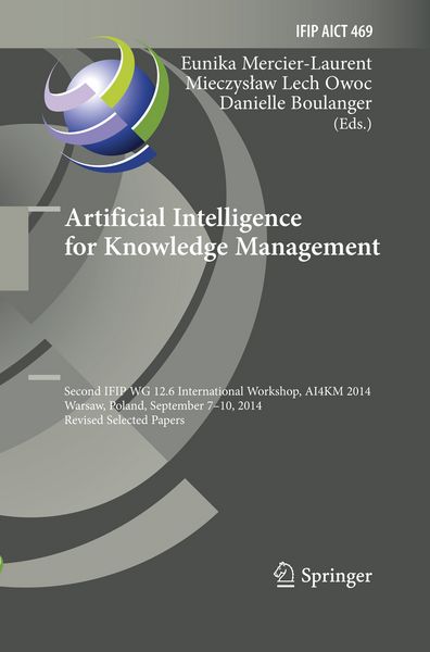 Produktbild: Artificial Intelligence for Knowledge Management