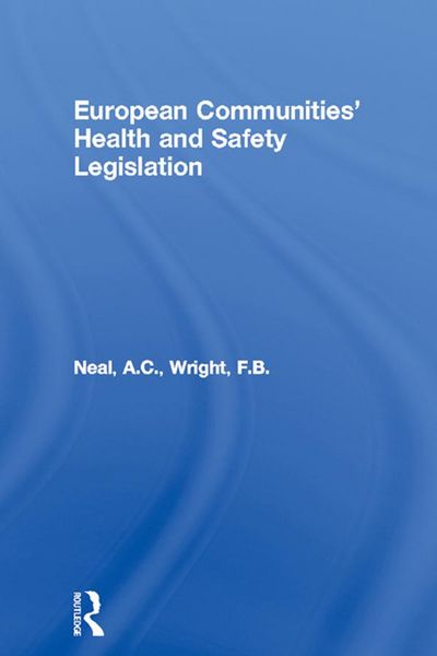 Produktbild: European Communities' Health and Safety Legislation