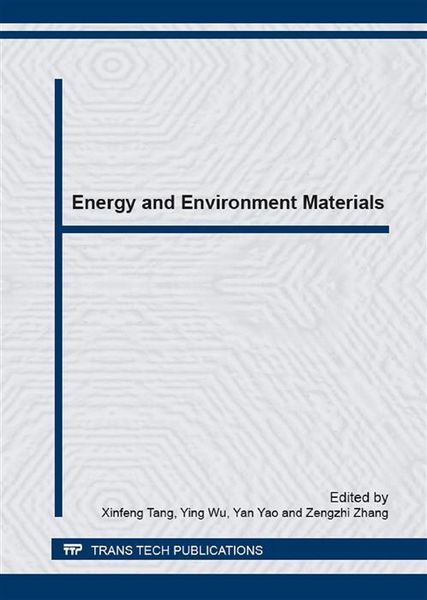 Produktbild: Energy and Environment Materials