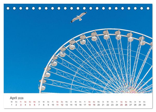 Produktbild: Riesenr&auml;der - Ein Spa&szlig; f&uuml;r jung und alt. (Tischkalender 2026 DIN A5 quer), CALVENDO Monatskalender