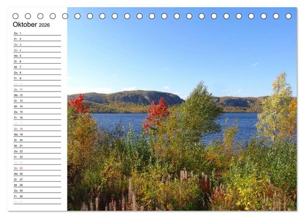 Produktbild: Impressionen von Norwegen entlang der Hurtigruten (Tischkalender 2026 DIN A5 quer), CALVENDO Monatskalender