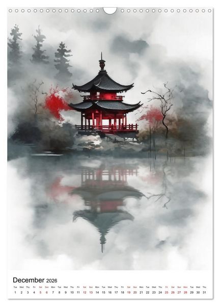 Produktbild: Zen Serenity (Wall Calendar 2026 DIN A3 portrait), CALVENDO 12 Month Wall Calendar