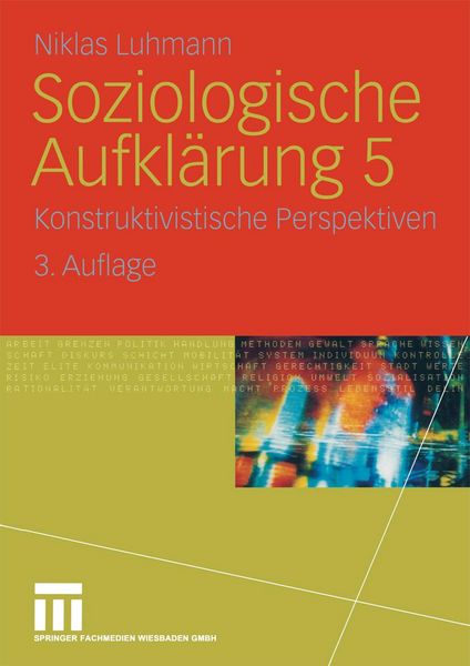 Produktbild: Soziologische Aufkl&auml;rung 5