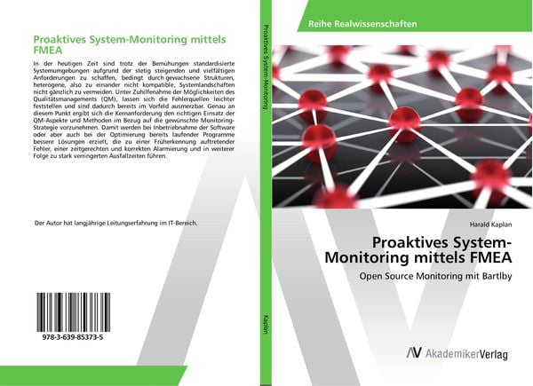 Proaktives System-Monitoring mittels FMEA, Taschenbuch von Harald Kaplan, AV Akademikerverlag, 9783639853735