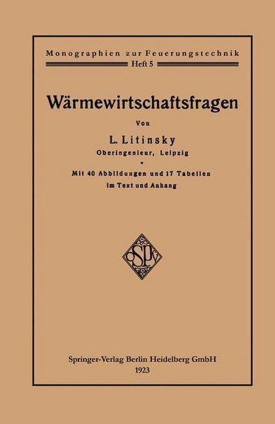 Produktbild: W&auml;rmewirtschaftsfragen