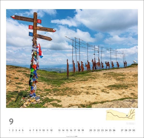 Produktbild: Auf dem Jakobsweg Kalender 2027 - El Camino