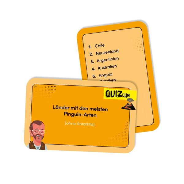 Produktbild: QUIZehn &ndash; Natur & Nonsens. Das listige Spiel um die Top 10