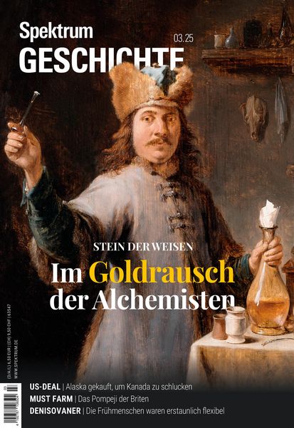 Produktbild: Spektrum Geschichte 3/2025 - Im Goldrausch der Alchemisten