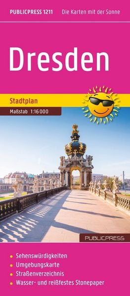 Produktbild: Publicpress Stadtplan Dresden 1:16.000