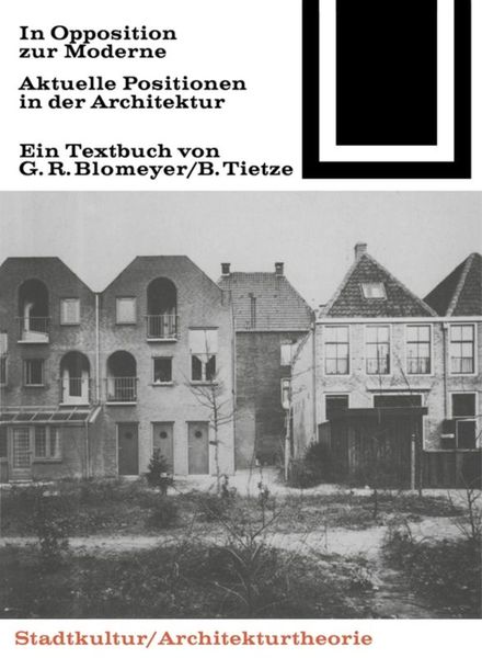 Produktbild: In Opposition zur Moderne