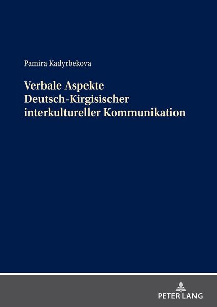 Produktbild: Verbale Aspekte Deutsch-Kirgisischer interkultureller Kommunikation