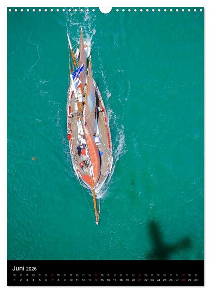 Produktbild: Segelschiffe von damals (Wandkalender 2026 DIN A3 hoch), CALVENDO Monatskalender