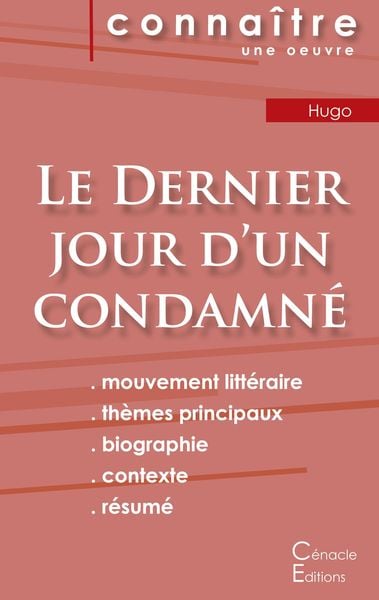 Produktbild: Fiche de lecture Le Dernier jour d'un condamn&eacute; de Victor Hugo (Analyse litt&eacute;raire de r&eacute;f&eacute;rence et r&eacute;sum&eacute; complet)