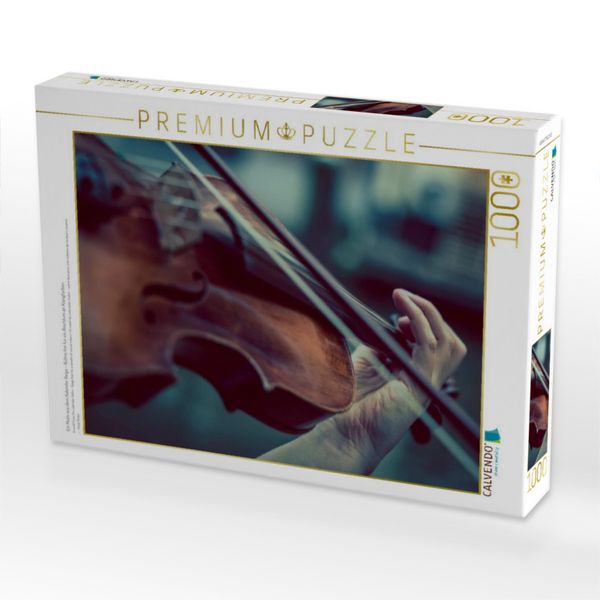 Produktbild: CALVENDO Puzzle Ein Motiv aus dem Kalender Geige - B&uuml;hne frei f&uuml;r ein Reichtum an Klangfarben | 1000 Teile Lege-Gr&ouml;&szlig;e 64x48cm Foto-Puzzle f&uuml;r gl&uuml;cklic