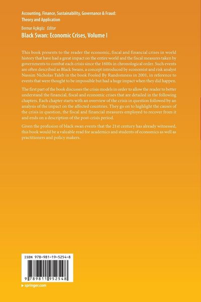 Produktbild: Black Swan: Economic Crises, Volume I