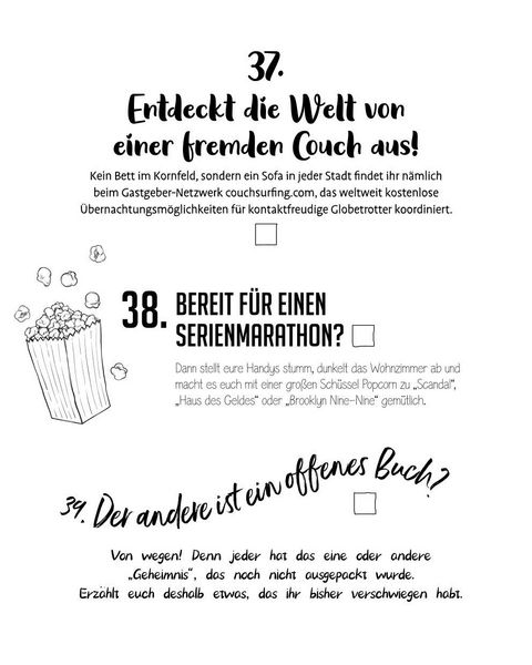 Produktbild: Die NEUE Bucket List f&uuml;r Paare